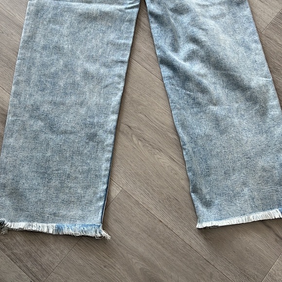 Blanknyc revolve straight leg raw hem ribcage denim - Picture 8 of 8